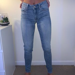 American Eagle skinny jeans.
